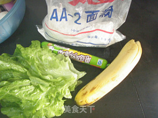 香蕉卷饼的做法步骤：2