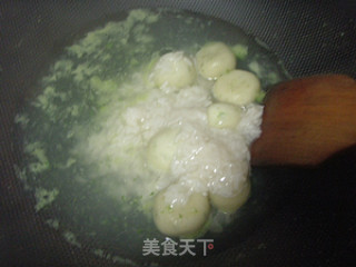 酒酿清香圆子的做法步骤：2