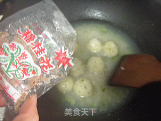 酒酿清香圆子的做法步骤：2