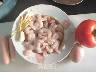 番茄滑蛋虾的做法步骤：3