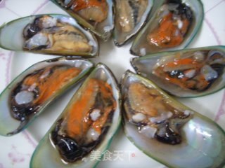 蒜茸青口的做法步骤：2