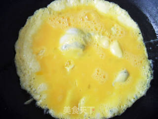 韭菜苔炒鸡蛋的做法步骤：2