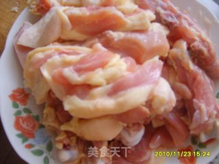 香菇鸡腿肉的做法步骤：2