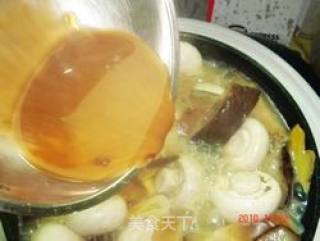 葱烧海参烩口蘑的做法步骤：2
