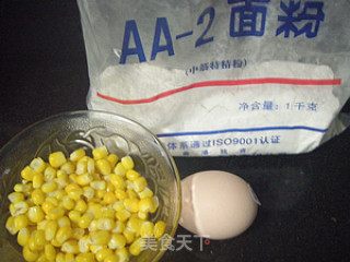 玉米煎饼的做法步骤：2