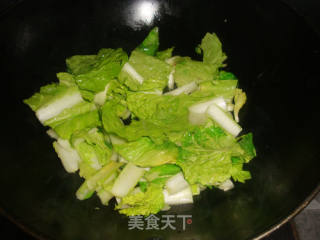 小白菜平菇汤的做法步骤：2