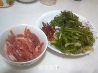 香辣肉丝的做法步骤：2