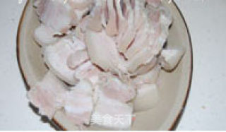 彩椒回锅肉的做法步骤：2