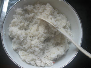 芋头青菜炒饭的做法步骤：2