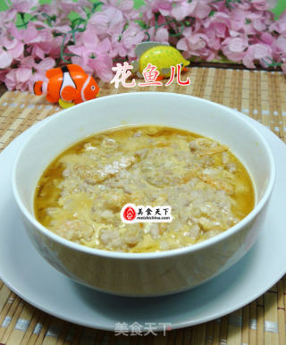 鸡蛋开洋蒸肉末的做法