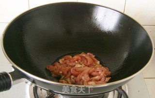 三丝茭白的做法步骤：2