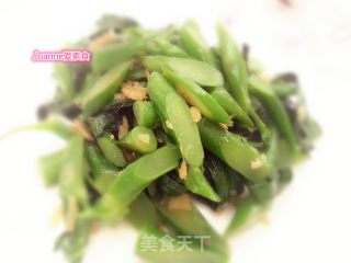 姜汁炒芥兰的做法