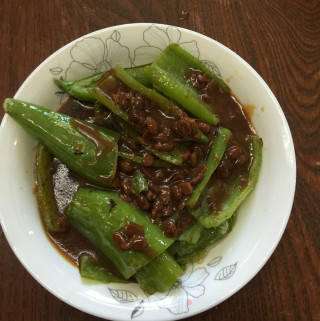 酱焖尖椒的做法