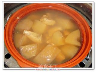 苹果雪梨瘦肉汤的做法步骤：2