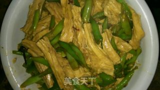 （家常菜）芸豆炒腐竹的做法