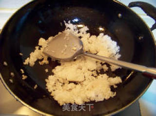 香芹鸡蛋花饭的做法步骤：2