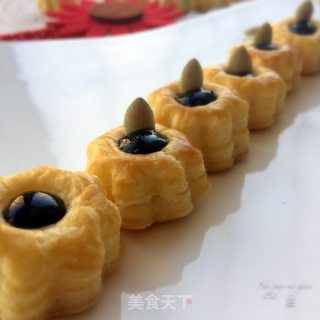 蓝莓千层酥的做法