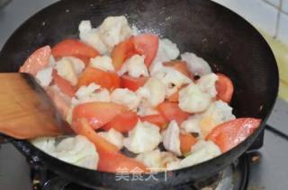 西红柿炒菜花的做法步骤：3