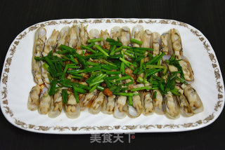 葱油蛏子的做法