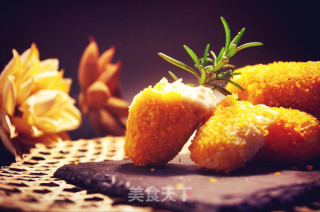 黄金芋泥条的做法