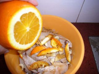 橙汁鸡翼的做法步骤：2