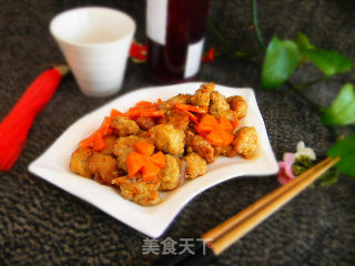 胡萝卜溜肉丸的做法