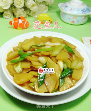 大葱炒土豆的做法