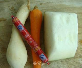三鲜冬瓜卷的做法步骤：2