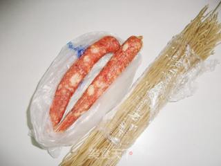 腊肉蒸粉条的做法步骤：2