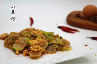 腐乳耳菜炒鸡蛋的做法