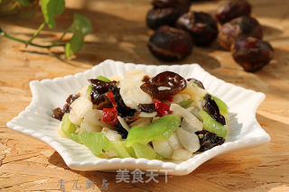泡椒地梨黑木耳的做法