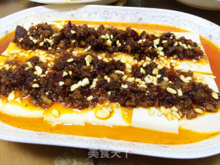 肉末蒸豆腐的做法