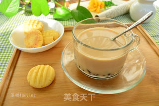 红豆奶茶的做法