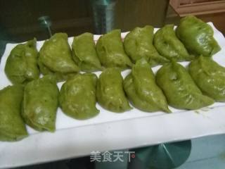 翡翠猪肉白菜煎饺的做法