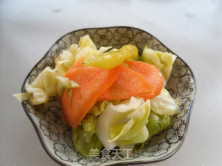 绿甘蓝泡菜的做法