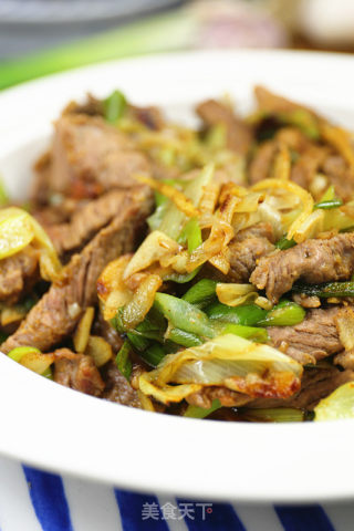 葱爆羊肉的做法