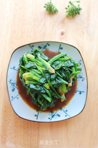 麻油菠菜塔的做法