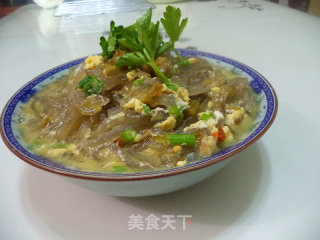 酸辣鸡蛋粉丝的做法
