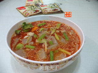 香辣魔芋豆腐----大喜大牛肉调味料版的做法