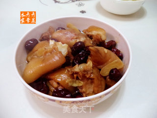 干蒸红枣猪蹄的做法