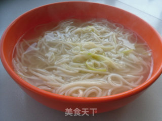 葱丝面的做法