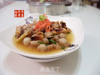 墨鱼蒸小肠的做法