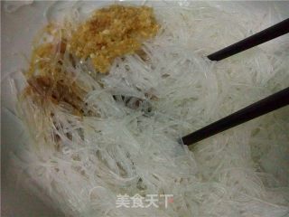蒜香粉丝蒸带子的做法步骤：2