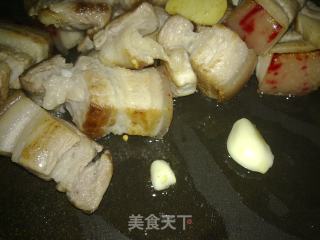百叶结红烧肉的做法步骤：5