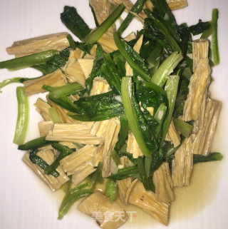 腐竹香麦的做法