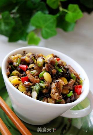 佐粥送饭的绝佳伴侣 ——豆米大头菜的做法步骤：2