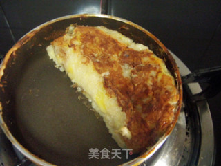 快手美味早餐--厚烧香蕉饼的做法步骤：5