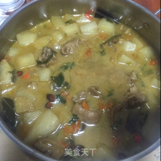 羊肉萝卜煲的做法