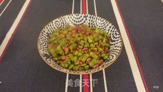 肉末扁豆的做法