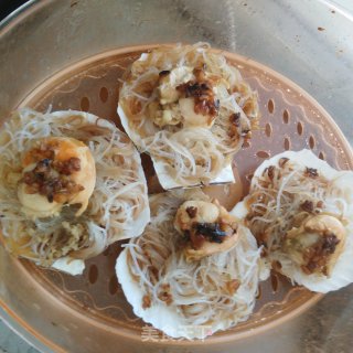 蒜蓉粉丝蒸扇贝的做法